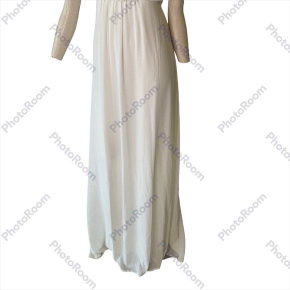 Show Me Your Mumu Amanda Maxi Dress Ivory Small - Picture 4 of 6